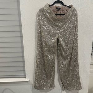 Gold sequined Banana Republic pants